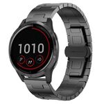 For Garmin Vivoactive 4 Titanium Alloy 22mm Metal Watch Band(Titanium Color)