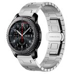 For Samsung Galaxy Gear S3 Frontier Titanium Alloy 22mm Metal Watch Band(Silver)