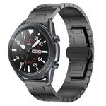 For Samsung Galaxy Watch 3 45mm Titanium Alloy 22mm Metal Watch Band(Titanium Color)