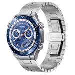For Huawei Watch Ultimate Titanium Alloy 22mm Metal Watch Band(Silver)
