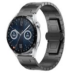 For Huawei Watch GT3 46mm Titanium Alloy 22mm Metal Watch Band(Titanium Color)