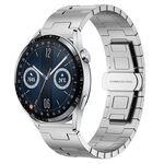 For Huawei Watch GT3 46mm Titanium Alloy 22mm Metal Watch Band(Silver)