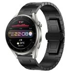 For Huawei Watch3 Pro Titanium Alloy 22mm Metal Watch Band(Black)