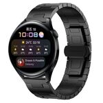 For Huawei Watch 3 Titanium Alloy 22mm Metal Watch Band(Black)