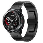 For Honor Watch GS Pro Titanium Alloy 22mm Metal Watch Band(Black)