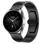 For Xiaomi Watch S2 Titanium Alloy 22mm Metal Watch Band(Black)