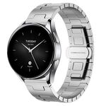 For Xiaomi Watch S2 Titanium Alloy 22mm Metal Watch Band(Silver)