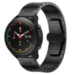 For Xiaomi Watch S1 Pro Titanium Alloy 22mm Metal Watch Band(Black)