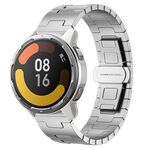 For Xiaomi Watch Color 2 Titanium Alloy 22mm Metal Watch Band(Silver)