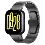 For Redmi Watch 5 Active Titanium Alloy 22mm Metal Watch Band(Titanium Color)