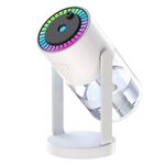 280ml Star Projection Light Humidifier USB Car Diffuser Humidifier Household Hydrating Atomizer, Color: Rotating White