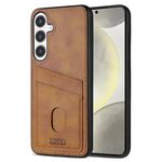Per Samsung Galaxy S24+ 5G AZNS K1 Series Card Slot Business Phone Case (giallo)