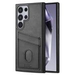 Per Samsung Galaxy S24 Ultra 5G AZNS K1 Series Card Slot Business Phone Case (Nero)