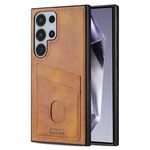 Per Samsung Galaxy S24 Ultra 5G AZNS K1 Series Card Slot Business Phone Case (giallo)