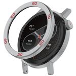 Per CMF Watch Pro 2 Smart Watch Cornice ad anello con numeri in metallo (argento rosso)