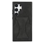 Per Samsung Galaxy S24 Ultra 5G Custodia protettiva antiurto ultrasottile con supporto (nero)