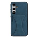 Per Samsung Galaxy S24 FE 5G Custodia protettiva antiurto ultrasottile con supporto (blu)