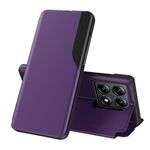 Per Xiaomi 14T Attraction Flip Holder Custodia in pelle per telefono (viola)