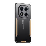 Per Xiaomi Redmi Note 14 Pro+ 5G Blade Series TPU Hybrid Metal Phone Case (Oro)
