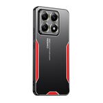 Per Xiaomi 14T Pro Blade Series TPU Hybrid Metal Phone Case (Rosso)