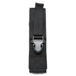 Borsa per torcia elettrica da esterno, multifunzionale, custodia per bastone da lancio, kit di attrezzi per MP5 (nero)
