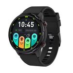 Orologio sportivo GPS per esterni, schermo rotondo HD da 1,32 pollici, smartwatch multi-sport (nero)