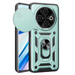 Per Tecno Spark 30C 4G Custodia per fotocamera scorrevole in TPU+PC (verde)