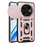 Per Tecno Spark 30C 4G Custodia per fotocamera scorrevole in TPU+PC (oro rosa)