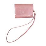 Per AirPods 4 Custodia antiurto in PU con texture in pelle di mucca (rosa)