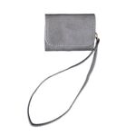 Per AirPods 4 Custodia antiurto in PU con texture in pelle di mucca (grigio)