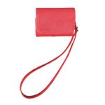 Per AirPods 4 Custodia antiurto in PU con texture in pelle di mucca (rosso)