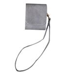 Per AirPods 1/2 Custodia antiurto in PU con texture in pelle di mucca (grigio)