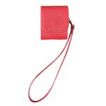 Per AirPods 1/2 Custodia antiurto in PU con texture in pelle di mucca (rosso)
