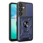 Per Samsung Galaxy S25+ 5G Custodia per fotocamera scorrevole in TPU+PC (blu)