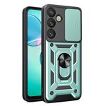 Per Samsung Galaxy S25+ 5G Custodia per fotocamera scorrevole in TPU+PC (verde)