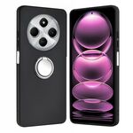 Per Redmi 14C 4G Custodia per telefono in TPU con supporto ad anello opaco (argento)