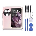 Per OPPO Find N3 Flip Schermo LCD secondario originale con digitalizzatore assemblaggio completo (rosa)