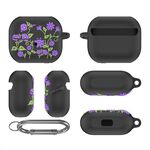 Per Samsung Galaxy Buds 3 / 3 Pro L11 Epoxy Violet Bluetooth Auricolare Custodia protettiva in silicone (nero)
