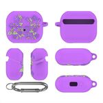 Per Samsung Galaxy Buds 3 / 3 Pro L11 Epoxy Violet Bluetooth Auricolare Custodia protettiva in silicone (viola chiaro)