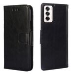 For OPPO Reno12 5G Global Crystal Texture Leather Phone Case(Black)
