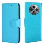 For OPPO Reno12 F 5G Crystal Texture Leather Phone Case(Sky Blue)