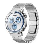 22mm H-shaped Butterfly Buckle Stainless Steel Watch Band(Silver)