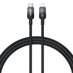 Cavo di ricarica rapida Baseus Discolor Series 20W USB-C/Type-C a 8 pin, lunghezza cavo: 1 m (nero)