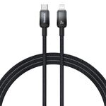 Cavo di ricarica rapida Baseus Discolor Series 20W USB-C/Type-C a 8 pin, lunghezza cavo: 2 m (nero)