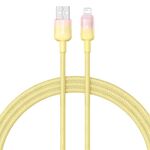 Cavo di ricarica rapida Baseus Discolor Series 2.4A USB a 8 pin, lunghezza cavo: 1 m (giallo)