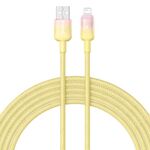 Cavo di ricarica rapida Baseus Discolor Series 2.4A USB a 8 pin, lunghezza cavo: 2 m (giallo)