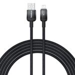 Cavo di ricarica rapida Baseus Discolor Series 2.4A USB a 8 pin, lunghezza cavo: 2 m (nero)