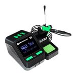 Stazione di saldatura intelligente Mijing H1 Split con controllo della temperatura per la riparazione di telefoni cellulari, spina: spina USA