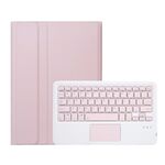 For Honor Pad X8a / X9 2024 AH25-A Ultra-thin Detachable Bluetooth Keyboard Leather Tablet Case with Touchpad(Pink White)