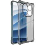Per Redmi Note 14 Pro+ 5G Imak Custodia antiurto in TPU per telefono Airbag (nero trasparente)